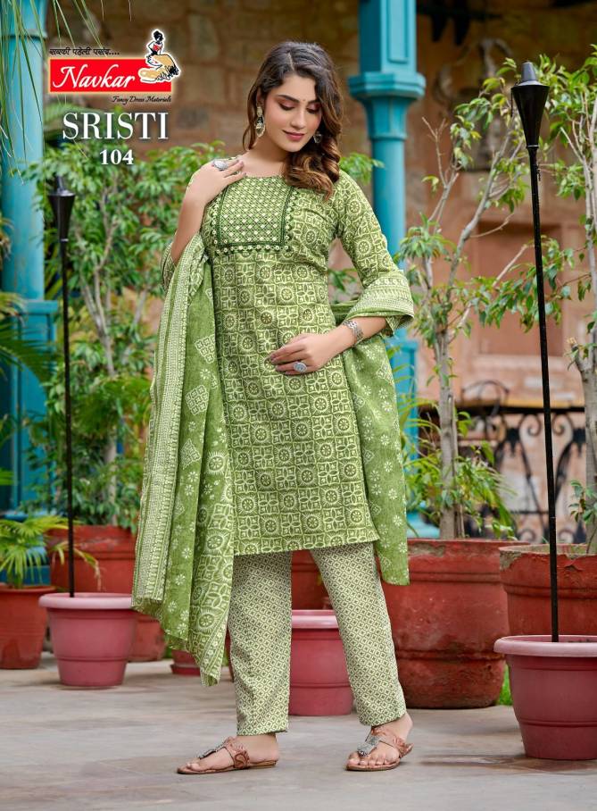 Shristi By Navkar Readymade Cotton Salwar Suits Catalog
